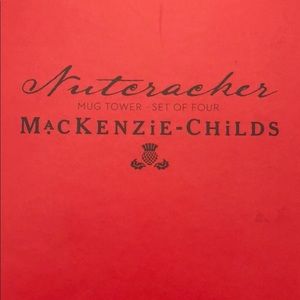 MacKenzie-Childs Nutcracker Mug Tower Set of Four